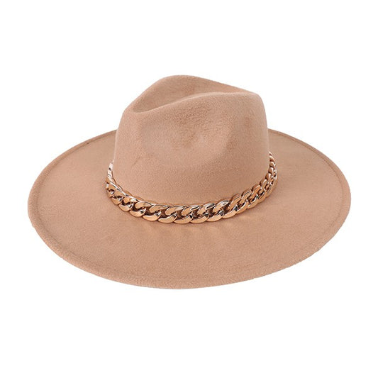 Fedora With Chain - envy boutique