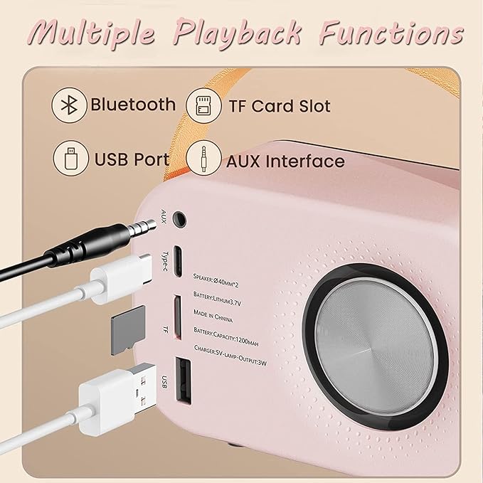 PREORDER: Retro Mini Bluetooth Speaker in Assorted Colors