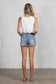Piper Distressed Denim Shorts