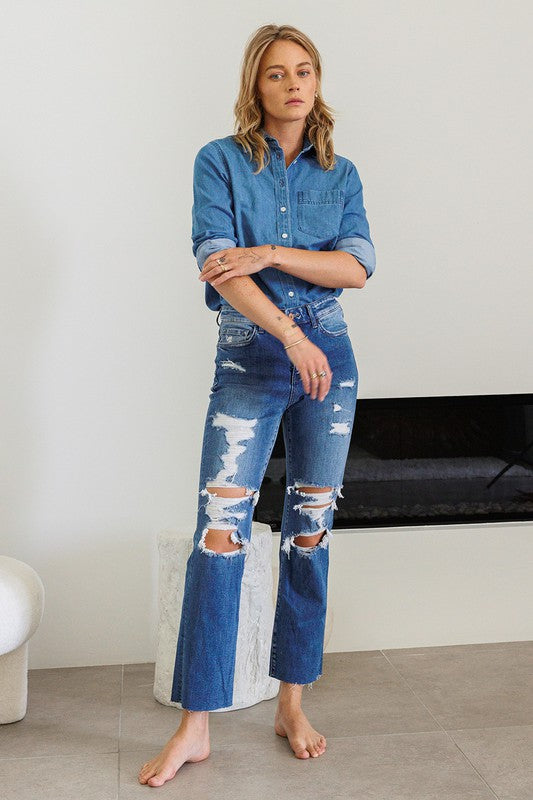 Ryan Relaxed Straight Jeans - envy boutique