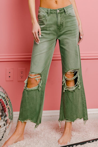 Fresno Vintage Washed Wide Leg Pants
