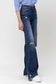 Denver Distressed Wide Leg Jeans