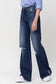 Denver Distressed Wide Leg Jeans