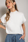 Mandy Mock Neck Short Sleeve Top
