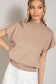 Mandy Mock Neck Short Sleeve Top