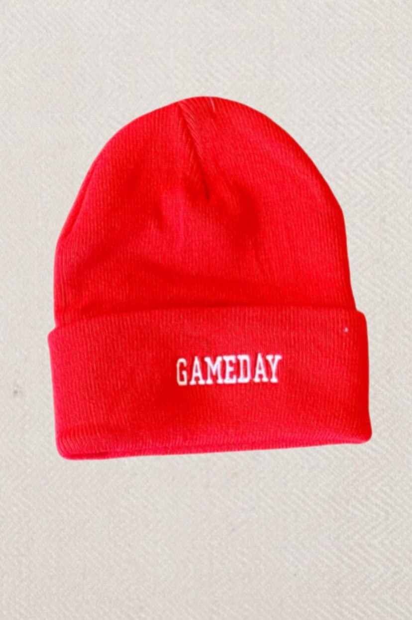 Game Day Beanie Red