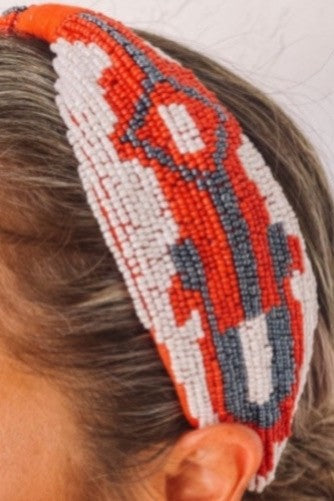 Aztec Red Headband