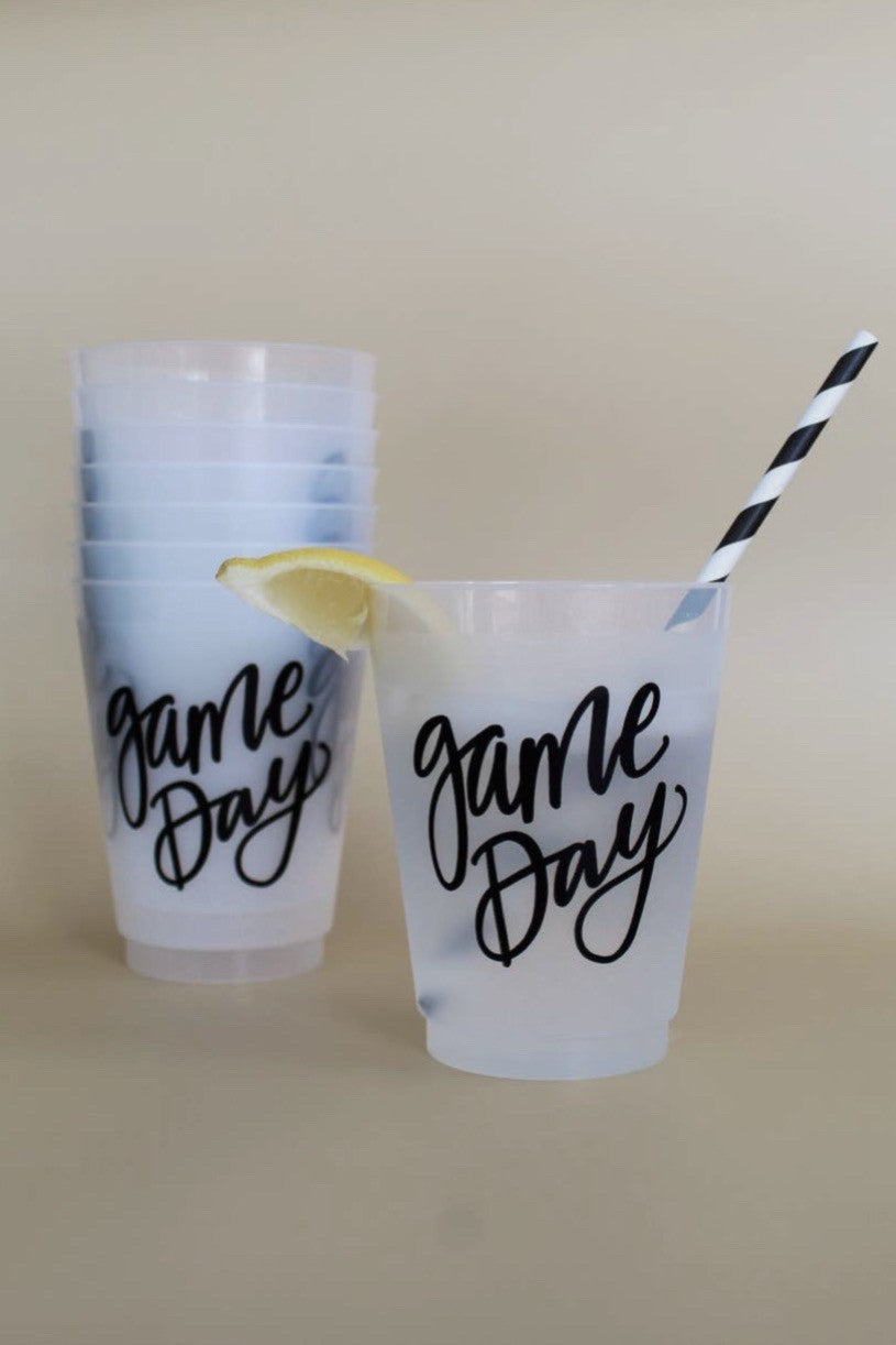 Game Day Cups Black