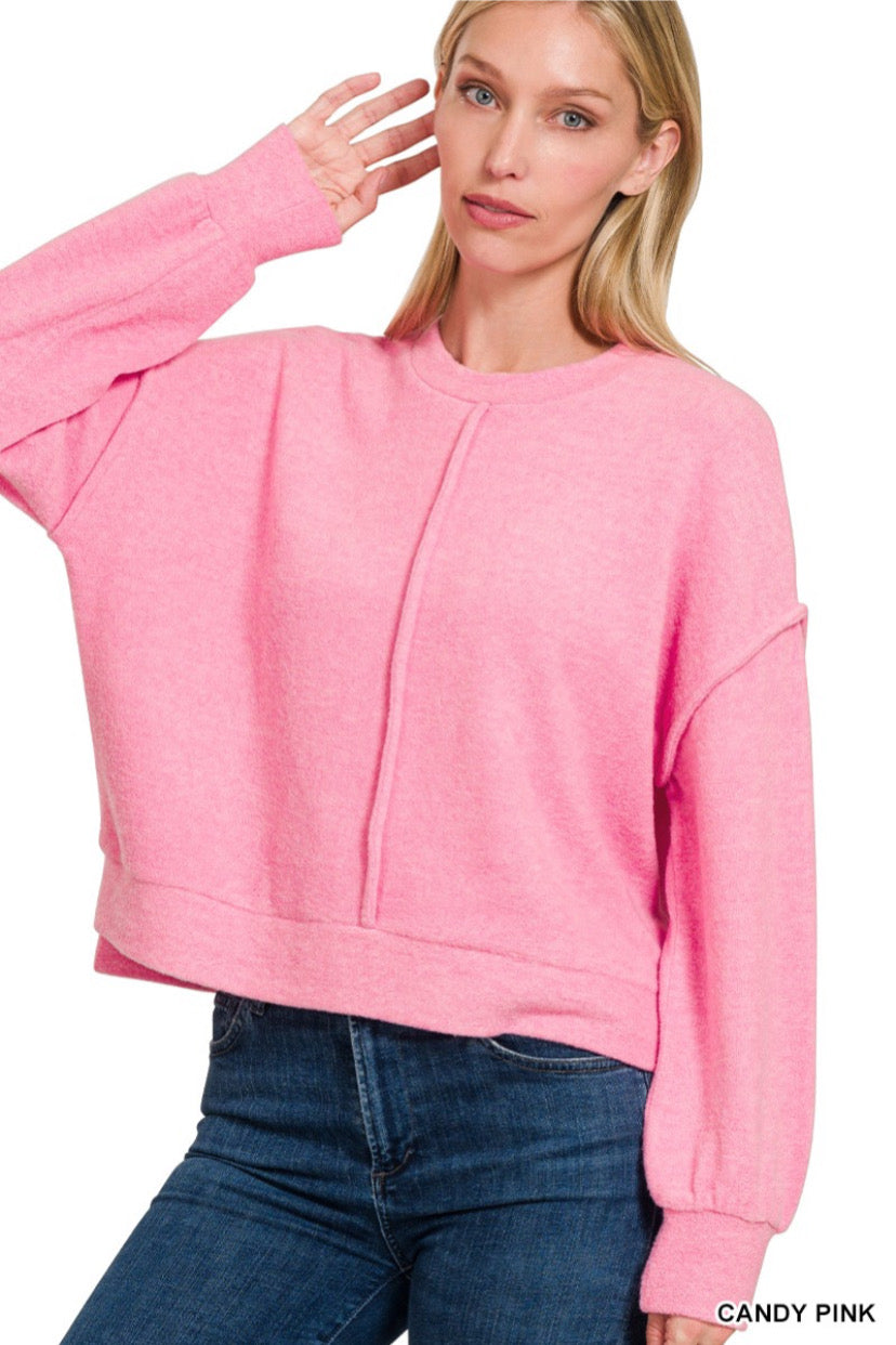 Brushed Hacci Sweater