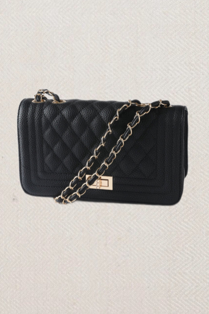 Nora Quilted Fashion Bag Black