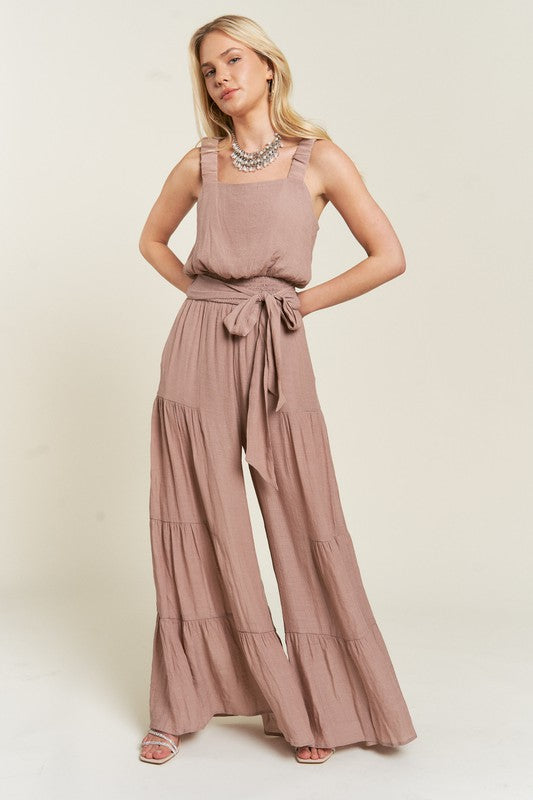 Tiered Jumpsuit