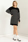 Striped Sweater Dress - envy boutique